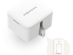 SwitchBot Smart Switch Button Pusher - بدون أسلاك أو تطبيق Bluetooth أو تحكم مؤقت ، أضف SwitchBot Hub Mini لجعله متوافقًا مع Alexa و Google Home و IFTTT (أبيض)