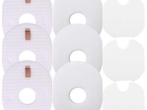 Dttery 3 Post + 3 Foam & Felt Filters Kit لاستبدال Shark Rocket Ultra-Light Vacuum HV292، HV300، HV300W، HV301، HV302، HV303، HV305، HV308، HV310، UV450 Part XFFV300