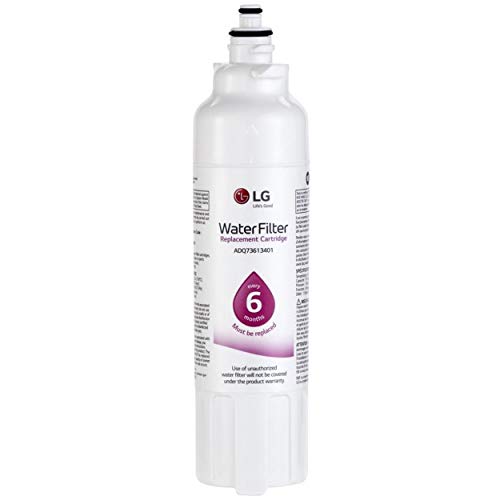 فلتر مياه الثلاجة LG LT800P- 6 أشهر / 200 جالون سعة استبدال (NSF42 و NSF53) ADQ73613401 أو ADQ73613408 أو ADQ75795104 ، أبيض فلتر مياه الثلاجة LG LT800P- 6 أشهر / 200 جالون سعة استبدال (NSF42 و NSF53) ADQ73613401 أو ADQ73613408 أو ADQ75795104 ، أبيض