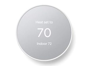 Google Nest Thermostat - ترموستات ذكي للمنزل - ترموستات واي فاي قابل للبرمجة - ثلج