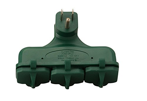 محول Woods 13270 في الهواء الطلق مغطى بـ 3 منافذ ، أخضر محول Woods 13270 في الهواء الطلق مغطى بـ 3 منافذ ، أخضر
