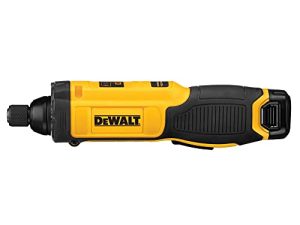 طقم مفك براغي لاسلكي DEWALT 8V MAX ، جيروسكوبي ، بطارية واحدة ، كهربائي (DCF682N1) ، أسود