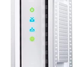 ARRIS SURFboard SB8200 DOCSIS 3.1 مودم كبل | معتمد لـ Comcast Xfinity و Cox و Charter Spectrum والمزيد | منفذين 1 جيجابت في الثانية | سرعات إنترنت بحد أقصى 1 جيجابت في الثانية | 4 قنوات OFDM | 2 سنة الضمان