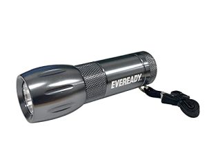مصباح يدوي LED Eveready ، مصباح يدوي EDC مضغوط لحالات الطوارئ ومعدات التخييم ، ضوء فلاش مع بطاريات AAA متضمنة ، عبوة من 1