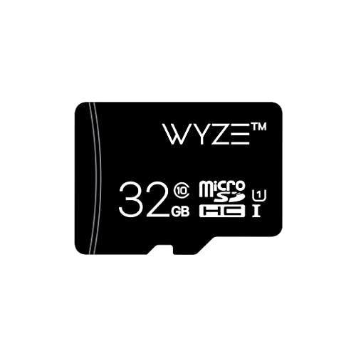 بطاقة ذاكرة MicroSDHC سعة 32 جيجا بايت قابلة للتوسيع من Wyze الفئة 10 ، أسود بطاقة ذاكرة MicroSDHC سعة 32 جيجا بايت قابلة للتوسيع من Wyze الفئة 10 ، أسود