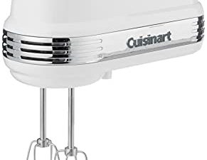 Cuisinart HM-50 Power Advantage خلاط يدوي بخمس سرعات ، أبيض
