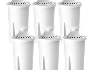 فلتر مياه أوفرست معتمد من NSF ، بديل لأباريق وموزعات Brita® ، Brita® Classic 35557 ، OB03 ، 107007 ، عبوة من 6