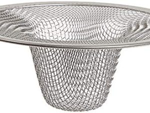 مصفاة حوض Danco 88821 2-3 / 4-Inch ، ستانلس ستيل ، فضي