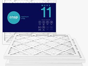 مرشحات كريسب ، فلتر هواء 16 × 25 × 1 ، MERV 11 ، MPR 1000 ، فلتر هواء فرن التيار المتردد ، 6 عبوات
