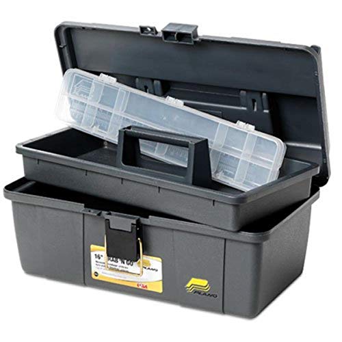 صندوق عدة بلانو 452-006 Grab-N-Go مقاس 16 بوصة مع صينية صندوق عدة بلانو 452-006 Grab-N-Go مقاس 16 بوصة مع صينية