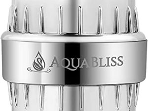 فلتر دش AquaBliss عالي الإنتاجية - يقلل من جفاف الجلد وحكة القشرة والأكزيما ويحسن حالة بشرتك وشعرك وأظافرك بشكل كبير - كروم (SF100)