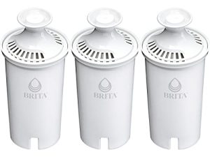 Brita Standard Water Filter ، فلاتر بديلة قياسية للأباريق والموزعات ، خالية من BPA ، 3 قطع