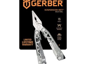 Gerber Gear 30-001364N Suspension-NXT ، 15-in-1 Multitool Knife ، إبرة الأنف كماشة الجيب مع مشبك الجيب ، EDC Gear ، الصلب