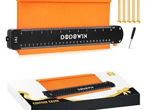 DODOWIN Contour Gauge Profile Tool ، حشوات تخزين للرجال ، هدايا عيد الميلاد للأب الزوج وصديقه الجد ، أدوات الأرضيات لأعمال النجارة ، البناء ، أفكار هدايا عيد الميلاد ، أدوات رائعة