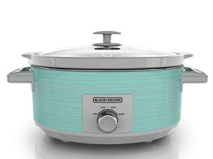 BLACK + DECKER SC2007D بوتاجاز بطيء ، 7 كوارت ، أزرق مخضر