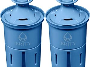 فلتر مياه Brita Elite ، تقنية الكربون الأساسية المتقدمة تقلل 99٪ من الرصاص ، مرشح بديل للإبريق والموزعات ، مصنوع بدون BPA ، عدد 2 (قد تختلف العبوة)