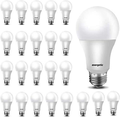 24 حزمة من لمبات الإضاءة LED مكافئ 60 وات ، A19 أبيض دافئ 3000 كلفن ، قاعدة E26 ، غير قابلة للخفت ، 750 لومن ، مدرج في قوائم UL 24 حزمة من لمبات الإضاءة LED مكافئ 60 وات ، A19 أبيض دافئ 3000 كلفن ، قاعدة E26 ، غير قابلة للخفت ، 750 لومن ، مدرج في قوائم UL