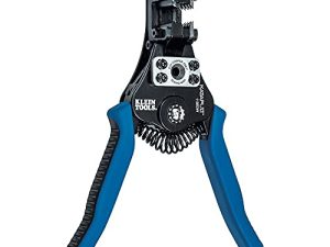 Klein Tools 11063W قاطع الأسلاك / قشارة الأسلاك ، أداة تجريد الأسلاك الأوتوماتيكية الثقيلة 8-20 AWG الأسلاك الكهربائية الصلبة و 10-22 AWG
