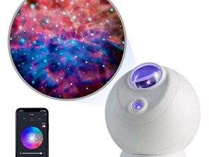 BlissLights Sky Lite Evolve - جهاز عرض نجمة ليزر LED ، إضاءة جالاكسي ، مصباح سديم (نجوم زرقاء)