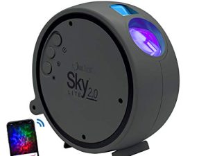 BlissLights Sky Lite 2.0 - RGB LED ليزر ستار بروجيكتور ، جلاكسي لايتنج ، سديم مصباح (نجوم زرقاء ، تطبيق ذكي)