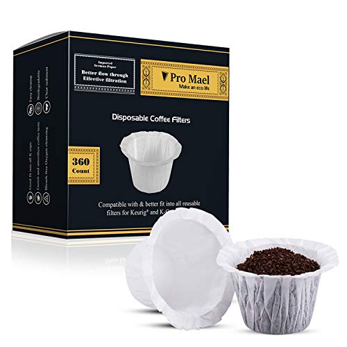 فلاتر قهوة يمكن التخلص منها 360 قطعة من ورق ترشيح القهوة لـ Keurig Brewers Single Serve 1.0 و 2.0 للاستخدام مع جميع العلامات التجارية K Cup Filter (1) فلاتر قهوة يمكن التخلص منها 360 قطعة من ورق ترشيح القهوة لـ Keurig Brewers Single Serve 1.0 و 2.0 للاستخدام مع جميع العلامات التجارية K Cup Filter (1)