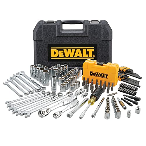 طقم أدوات ميكانيكا DEWALT ومجموعة مقابس ، 142 قطعة ، محرك 1/4 و 3/8 بوصة ، MM / SAE (DWMT73802) طقم أدوات ميكانيكا DEWALT ومجموعة مقابس ، 142 قطعة ، محرك 1/4 و 3/8 بوصة ، MM / SAE (DWMT73802)