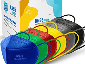 أقنعة الوجه للأطفال KN95 من SeekSeed Kids KN95 ، 30 قطعة من أقنعة الوجه للأطفال من 5 - أقنعة قابلة للتهوية يمكن التخلص منها للأطفال ، قناع غبار مريح للأطفال ، حلقات أذن مرنة مع جسر أنف للبنات والأولاد (3199061)