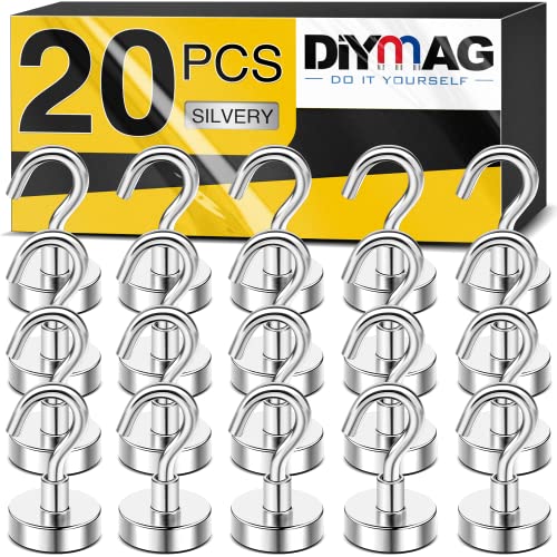 خطاطيف مغناطيسية DIYMAG ، 25 رطلاً + خطافات مغناطيسية شديدة التحمل للتعليق ، خطافات مغناطيسية قوية للغاية لكابينة الرحلة والثلاجة والفصول الدراسية وخطافات معدنية مغناطيسية للشواء (قطعة من الجبن ، عبوة من 20) خطاطيف مغناطيسية DIYMAG ، 25 رطلاً + خطافات مغناطيسية شديدة التحمل للتعليق ، خطافات مغناطيسية قوية للغاية لكابينة الرحلة والثلاجة والفصول الدراسية وخطافات معدنية مغناطيسية للشواء (قطعة من الجبن ، عبوة من 20)