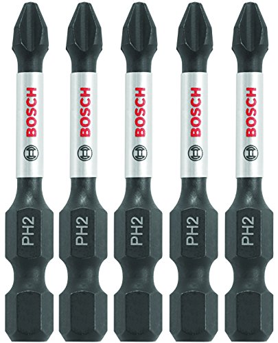 بوش ITPH2205 5 قطع 2 بوصة. مثقاب براغي متين من فيليبس # 2 بوش ITPH2205 5 قطع 2 بوصة. مثقاب براغي متين من فيليبس # 2