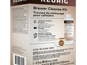 مجموعة Keurig Brewer Cleanse لإزالة الترسبات وصيانتها تتضمن محلول إزالة الترسبات وأقراص الشطف ، متوافقة مع آلات صنع القهوة Keurig Classic / 1.0 و 2.0 K-Cup ، 5 عدد