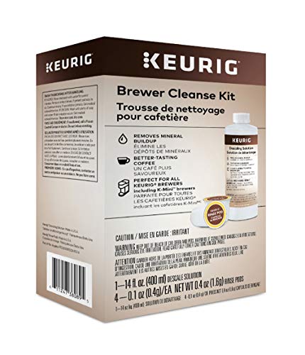 مجموعة Keurig Brewer Cleanse لإزالة الترسبات وصيانتها تتضمن محلول إزالة الترسبات وأقراص الشطف ، متوافقة مع آلات صنع القهوة Keurig Classic / 1.0 و 2.0 K-Cup ، 5 عدد مجموعة Keurig Brewer Cleanse لإزالة الترسبات وصيانتها تتضمن محلول إزالة الترسبات وأقراص الشطف ، متوافقة مع آلات صنع القهوة Keurig Classic / 1.0 و 2.0 K-Cup ، 5 عدد