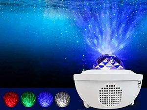 جهاز عرض Galaxy لغرفة النوم ، جهاز عرض Starlight ، 3 في 1 Starry Night Light Projector مع مكبر صوت بلوتوث وجهاز تحكم عن بعد ، جهاز عرض Star Projector Galaxy Light ، جهاز عرض كونستيليشن ، Sky Light (تحكم صوتي)