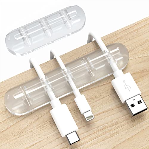 منظم أسلاك INCHOR ، إدارة الكابلات الشفافة ، منظم الكابلات ، حامل كبل USB ، مشابك سلك منظم الأسلاك ، عبوتين من حامل الأسلاك لمكتب السيارة والمنزل والمكتب (5 ، 3 فتحات) منظم أسلاك INCHOR ، إدارة الكابلات الشفافة ، منظم الكابلات ، حامل كبل USB ، مشابك سلك منظم الأسلاك ، عبوتين من حامل الأسلاك لمكتب السيارة والمنزل والمكتب (5 ، 3 فتحات)