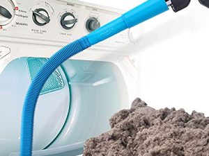 Holikme Dryer Vent Cleaner Kit - مكنسة كهربائية بخرطوم فرشاة ، مزيل الوبر ، خرطوم فراغ تنفيس المجفف ، أزرق