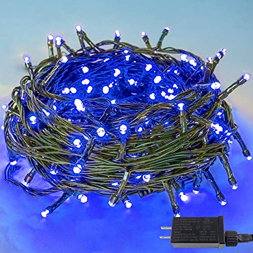 أضواء سلسلة YIQU قابلة للتمديد 82FT 200 LED زرقاء للكريسماس للأماكن الخارجية / الداخلية ، 8 أوضاع إضاءة متصلة بسلسلة أضواء لغرفة النوم وديكور غرفة الحديقة وشجرة الفناء (أزرق) أضواء سلسلة YIQU قابلة للتمديد 82FT 200 LED زرقاء للكريسماس للأماكن الخارجية / الداخلية ، 8 أوضاع إضاءة متصلة بسلسلة أضواء لغرفة النوم وديكور غرفة الحديقة وشجرة الفناء (أزرق)